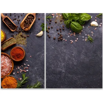 Kuchyňské prkénko Skleněná Ochranná Deska a Krájecí Prkénko | Indukce, Sporák ds-0461