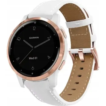 Řemínek na hodinky KOŽENÝ ŘEMÍNEK PRO GARMIN VENU 2 PLUS VENU SQ VIVOACTIVE 5 3 VIVOMOVE DÁMSKÝ
