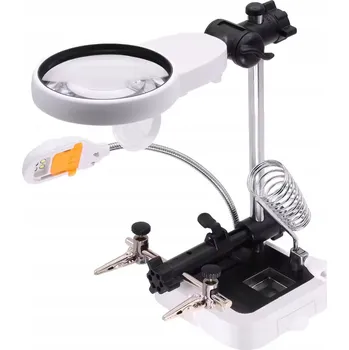 Lampička Lupy na pájení Stolní lampa 6 LED XGETOP