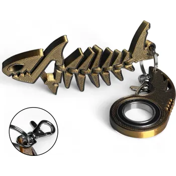 Keyrambit PRO žralok TikTok NOVÝ MODEL přívěsek na klíče na klíče DÁREK karabina