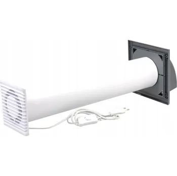 Domácí ventilátor Koupelnový ventilátor SYSTERM SYS-ENERGY100PS-KO100-05-KO100-30-BR 100 mm