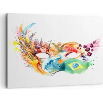 Obraz Foto obraz na plátně canvas 100x70 maska obývací pokoj ložnice na zeď velký