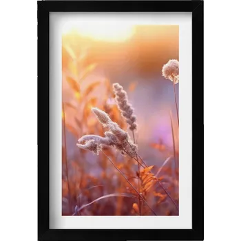 Obraz Dekorativní nástěnný obraz do pokoje Boho trávy při východu slunce 20x30 cm