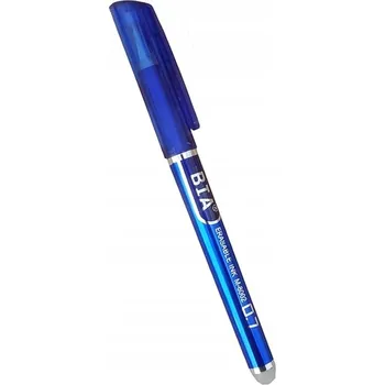 Gelová propiska OMYVATELNÉ ABRAZIVNÍ S GUMIČKOU 0.7 MODRÉ