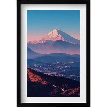 Obraz Dekorativní nástěnný obraz v rámu s grafikou Hory v San Antoniu USA 40x60 cm