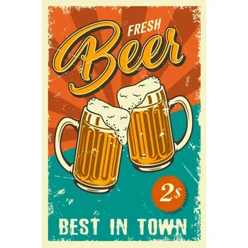 Obraz Cedule Beer Best In Town