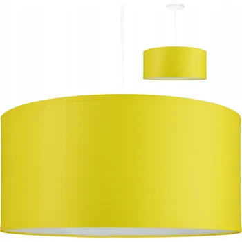 Moderní závěsné stropní svítidlo lustr žluté sluneční stínidlo 40cm LED