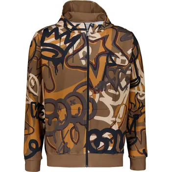 Pánská mikina Pánská mikina na zip premium ALTISPORT VOJ/ALM054MI02 HNĚDÁ S