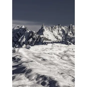 Obraz Plakát Alpy, Mont Blanc 2, bez rámu, 20,5 x 28,4 cm