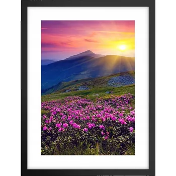 Obraz Obraz plakát v černém rámu do obýváku 30x40 krajina plakáty na zeď