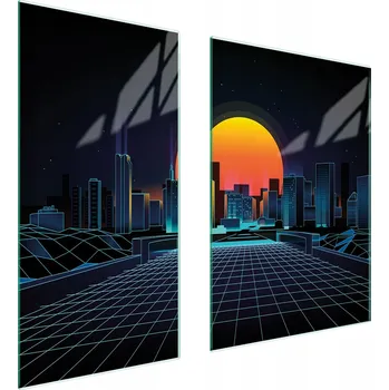 Kuchyňské prkénko Krájecí deska TMK ArtDeko sklo 2 ks