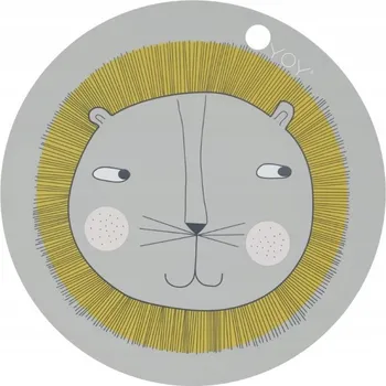 Přebalování Dětská podložka Lev MINI, vícebarevná, OYOY