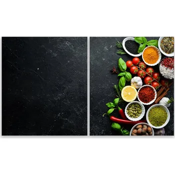 Kuchyňské prkénko Skleněná Ochranná Deska a Krájecí Prkénko | Indukce, Sporák ds-0199