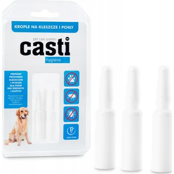 Antiparazitikum pro psa Kapky pro velké psy proti klíšťatům a blechám 6ml Casti