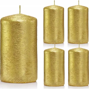 Svíčka Tradiční parafínová svíčka bez vůně Drobo 5 ks