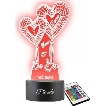 Lampička Noční lampa Plexido vícebarevná