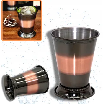 Ocelový hrnek Julep Cup 360 ml hnědo-černý