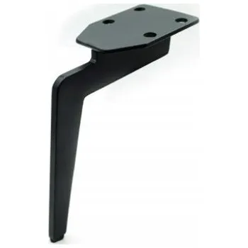 Noha k nábytku nábytková nožička černá matná výška 170 mm