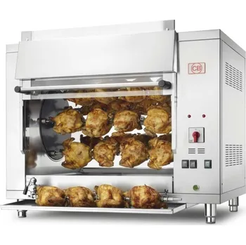 Kuchyňský gril CB srl GRIL NA KUŘATA PLANETÁRNÍ P7/5(20P) - PLYNOVÝ