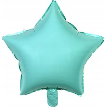 Balónek Balónek HVĚZDA modrá MATNÁ 45 cm