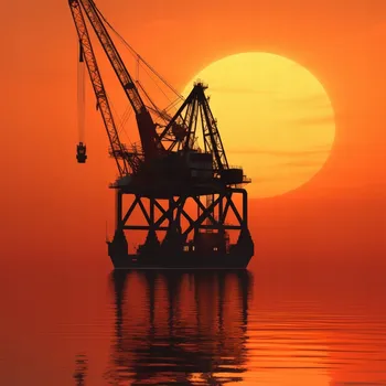 Plakát Plakát Silueta Průmyslu bez rámu 100 x 100 cm