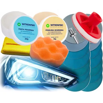 Sada pro leštění a renovaci světlometů automobilů