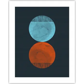 Obraz Obraz plakát na zeď bez rámu 40x50 abstrakce plakáty do obýváku ložnice