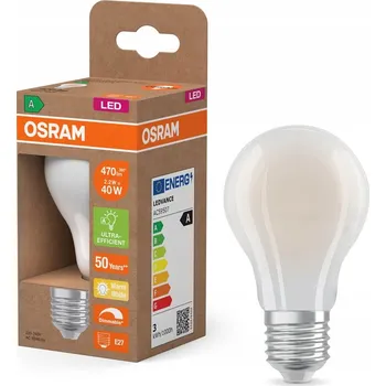 Žárovka LED žárovka E27 2,2W = 40W 470lm 2700K STMÍVATELNÁ 214lm/W Třída A OSRAM