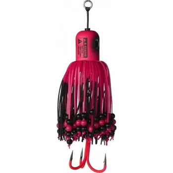 MADCAT - Sumcová chobotnička A-static Clonk Teaser s trojháčkem 100g - fluo pink UV