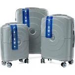 Sada 3 kufrů KEMER RGL PP4 Stříbrná