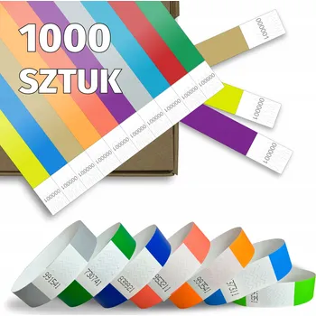 Náramek Identifikační náramek na akce CintaPunto žlutý 25 cm 1000 ks