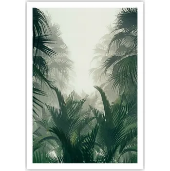 Obraz Plakát na zeď bez rámu 70x100 džungle obraz plakáty do obývacího pokoje ložnice