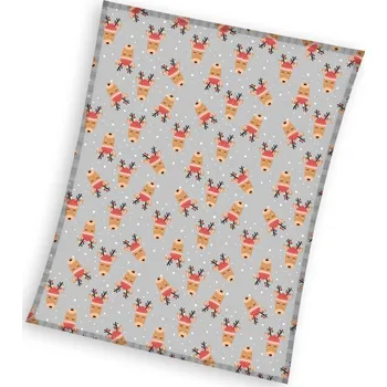 deka VÁNOČNÍ FLANELOVÁ DEKA 130x170 SOBI