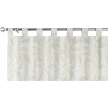 Obraz Lambrekýn na poutkách 130x40 v odstínech šedé