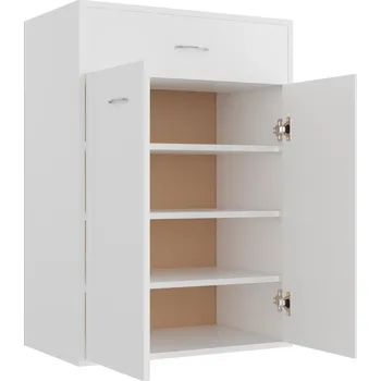 Botník Botník , bílý, 60x35x84 cm, materiál na bázi dřeva