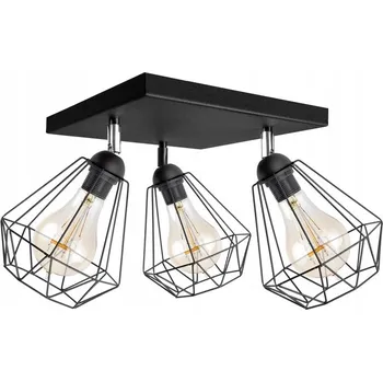 Závěsné svítidlo Fibram Lighting DRÁTĚNÉ LAMPY 3-bodové světlo E27