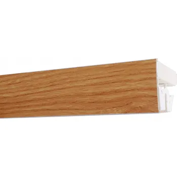 Obraz Jednokolejnicová PVC stropní lišta 380 cm + KRYT, barva dle výběru