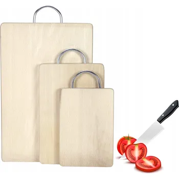 Kuchyňské prkénko SADA 3 DŘEVĚNÝCH TRADIČNÍCH PRKÉNEK PRKÉNKO NA KRÁJENÍ GORALSKÉ Z PODHALÍ