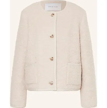 Mrs & Hugs Dámská Bunda Hranatého Střihu, béžová, 40