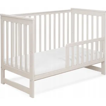 Dřevěná dětská postýlka 120x60 TOMI 2 kašmírová béžová s bočnicí