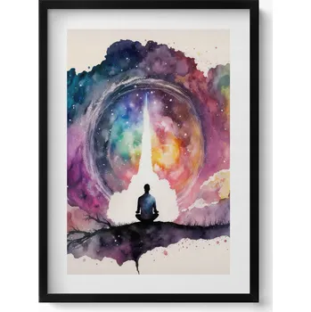 Obraz Obraz v rámu na zeď do obýváku Meditace životní styl 50x70 cm