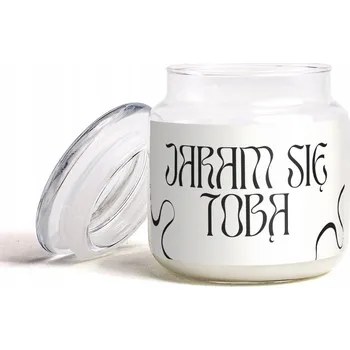 Svíčka Vonná svíčka s vtipným nápis pro někoho výjimečného 'Hořím pro Tebe'