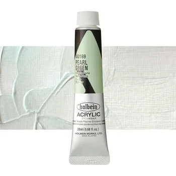 Vodová barva Akrylová barva Holbein Heavy Body - Pearl Green Balení: 20 ml