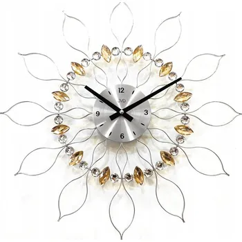 Hodiny Velké nástěnné hodiny JVD Akrylové krystaly 49 cm