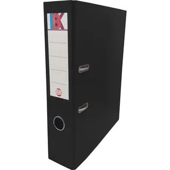 ŠANON KANCELÁŘSKÝ A4 75mm ŠIROKÝ ČERNÝ S KOVÁNÍM