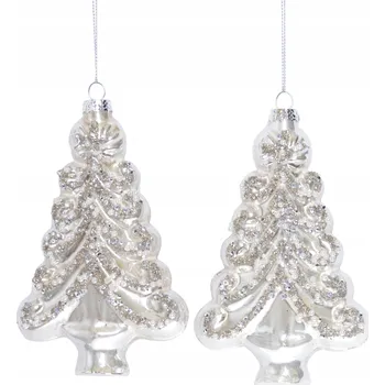 Vánoční dekorace SADA 2 KUSŮ PRÉMIOVÝCH VÁNOČNÍCH OZDOB 13X9CM