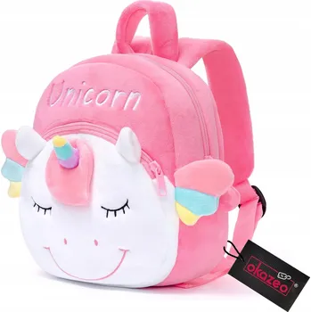 Dětský batoh Vícekomorový Batoh pro předškoláky Okazeo pro dívky, růžový