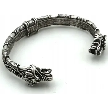 Náramek Náramek Vikingů Vlci Severský Amulet 128