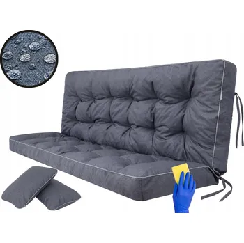 Podsedák Velký polštář na houpačku "Pola" 120x105 cm, tmavě modrá barva