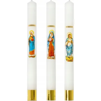 Svíčka Tradiční parafínová svíčka bez vůně Quo Vadis 1 ks